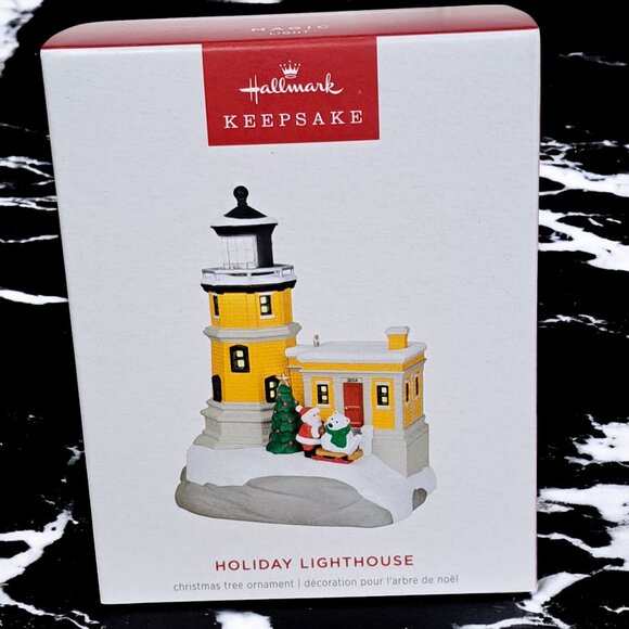 NIB 2024 Hallmark Keepsake Holiday Lighthouse Ornament - 13th in Series - Picture 5 of 12